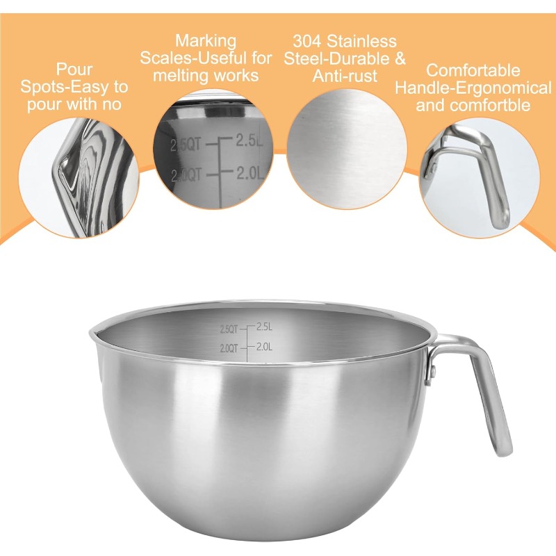 3-delige dubbele kookpanset va - Candle Wax Scale recensie en prijs