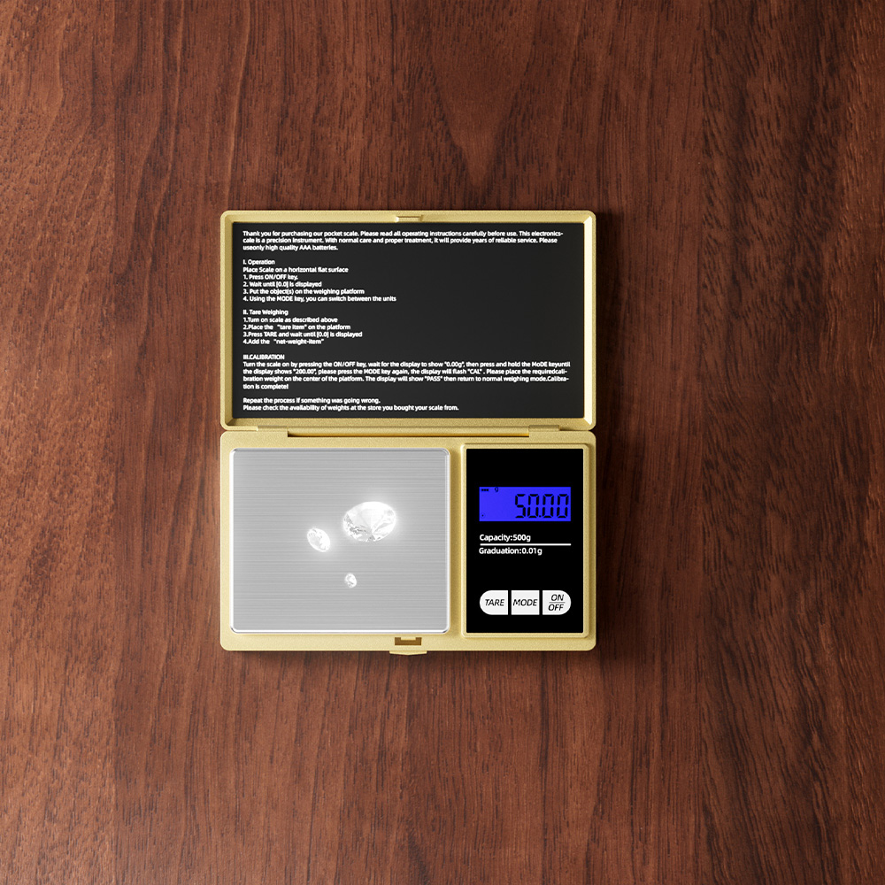 Gouden kleine mechanische weeg - Candle Wax Scale recensie en prijs
