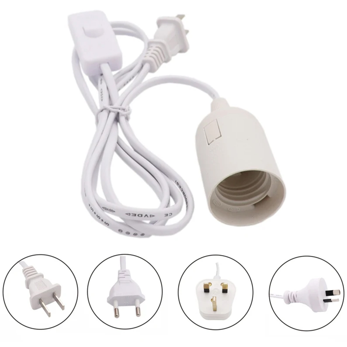 US AU UK EU naar E27 Netsnoer  - Candle Making Supplies Uk recensie en prijs